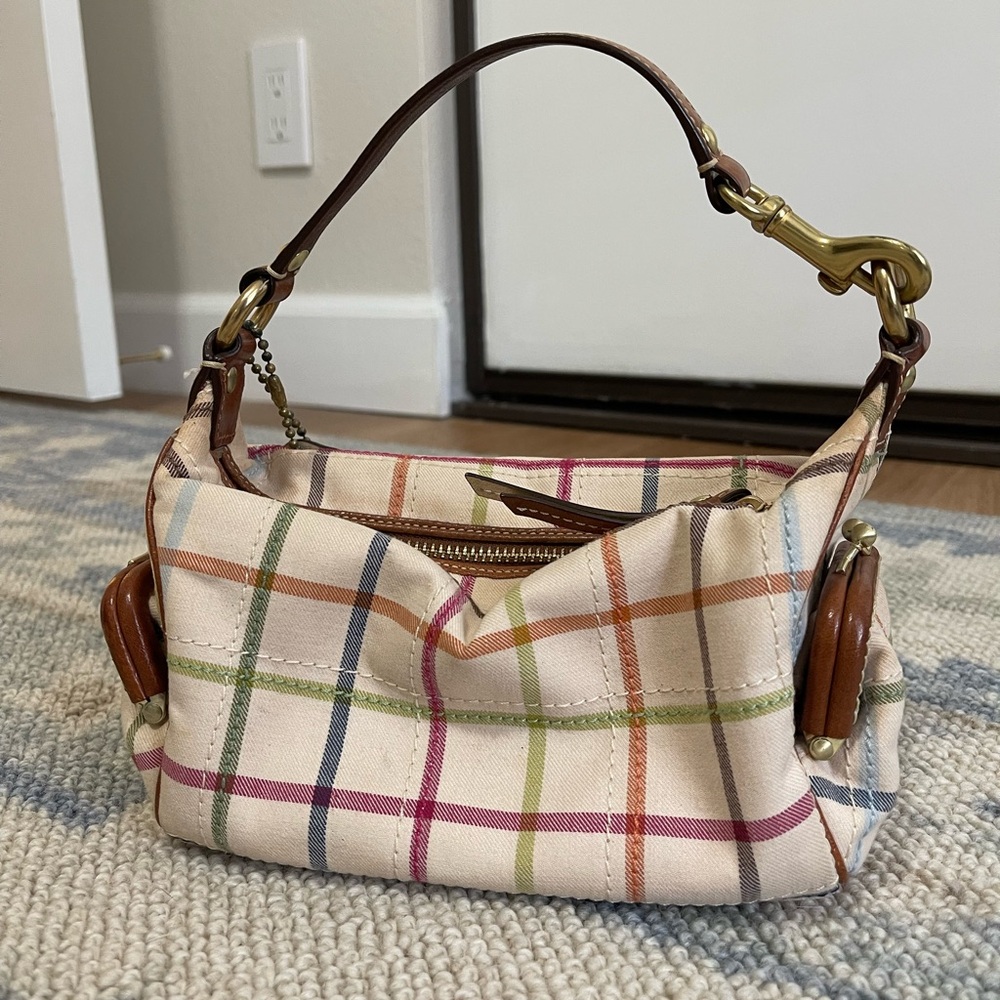 Coach Tattersall Baguette Bag